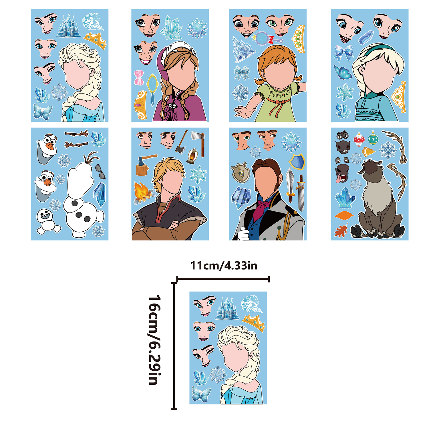 Frozen Queen Party Sticker Els - Memo Pad Sticky review and price