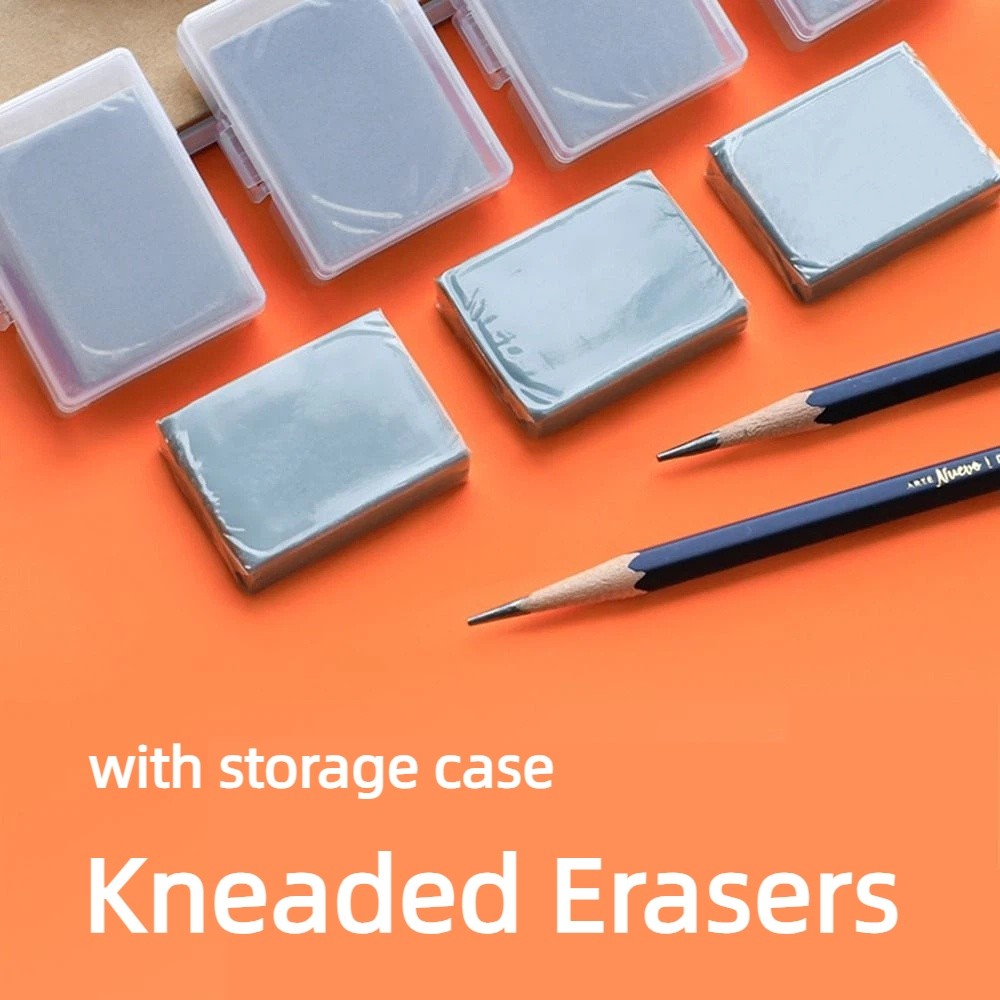 4Pcs Soft Sketching Erasers Mo - Rubber Eraser Kneaded review and price