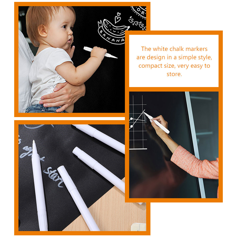 10Pcs White Chalk Markers Liqu - Correction Fluid White review and price