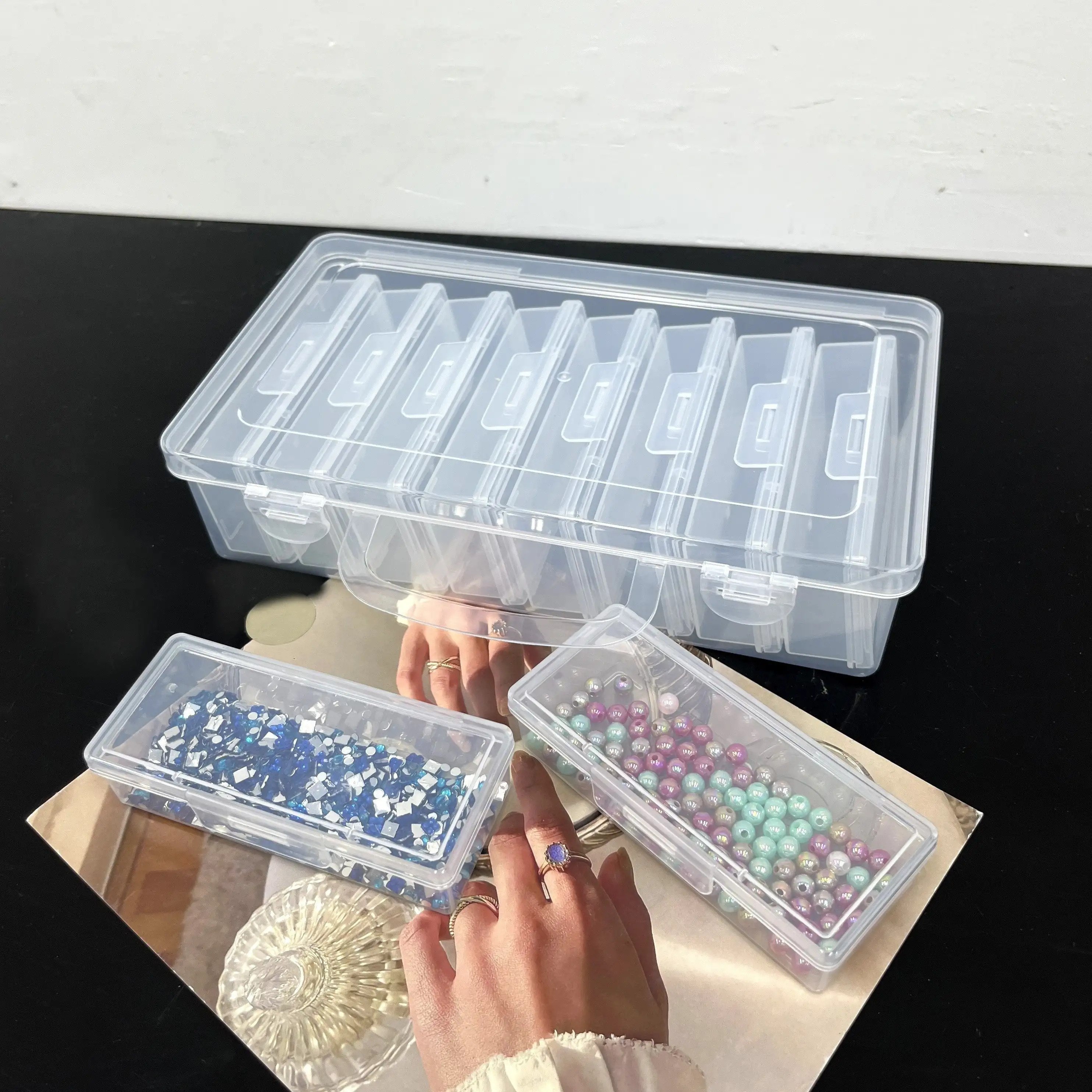 Transparent Plastic Storage Bo - Stationery Office And School Supply Stores review and price