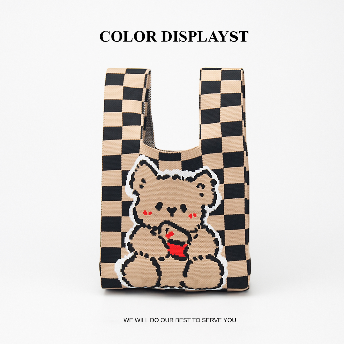 Cute Knitted Handbag for Girls - Pencil Case Large review and price