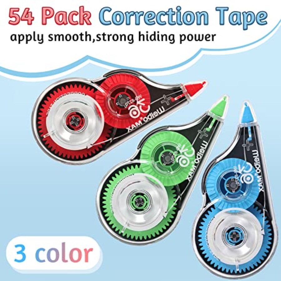 54 Pack Correction Tape Bulk W - Correction Fluid White review and price