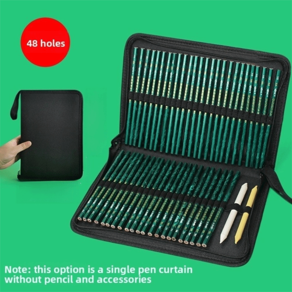 36/48/72 Hole Pen Curtain Blac - Pen Pouch Roll review and price