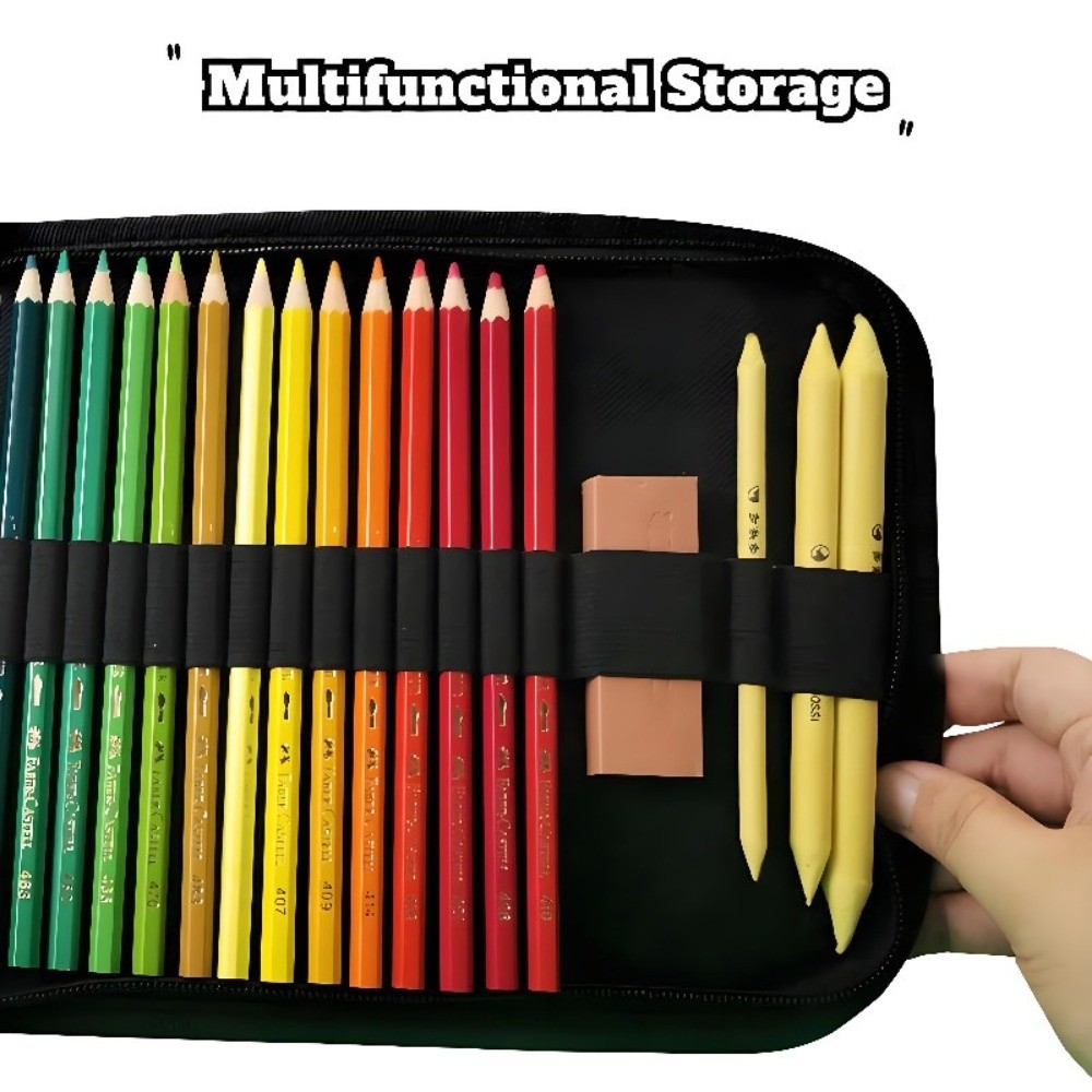 36/48/72 Hole Pen Curtain Blac - Pen Pouch Roll review and price
