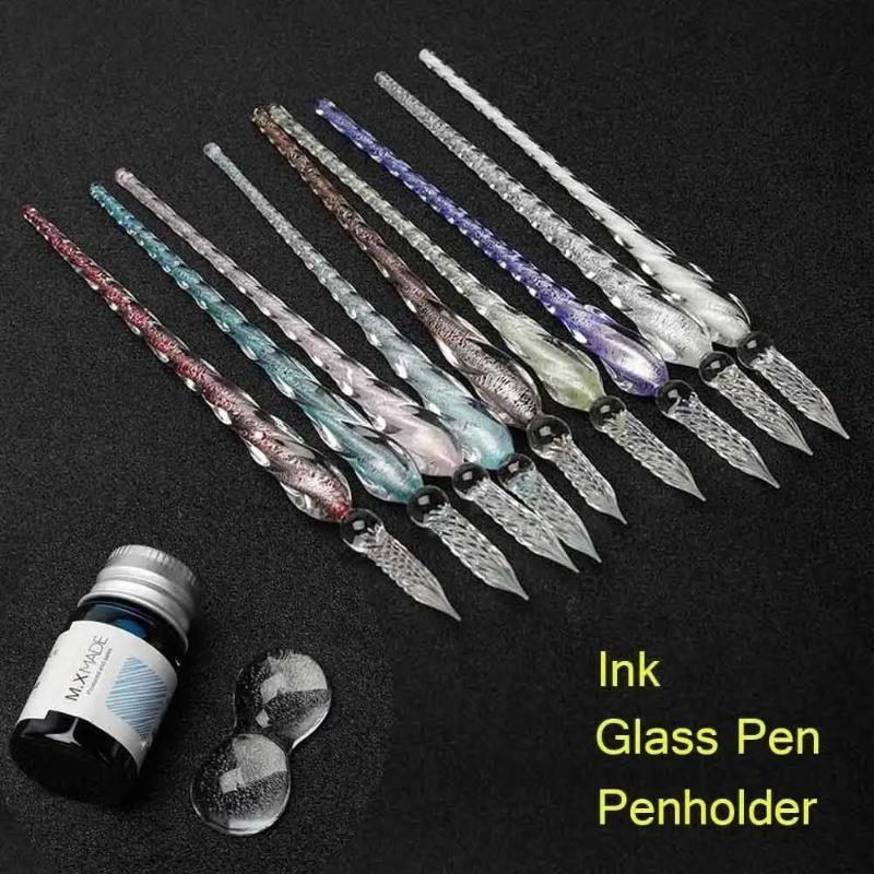Colored Crystal Glass Dip Pen  - Stationery Warehouse review and price