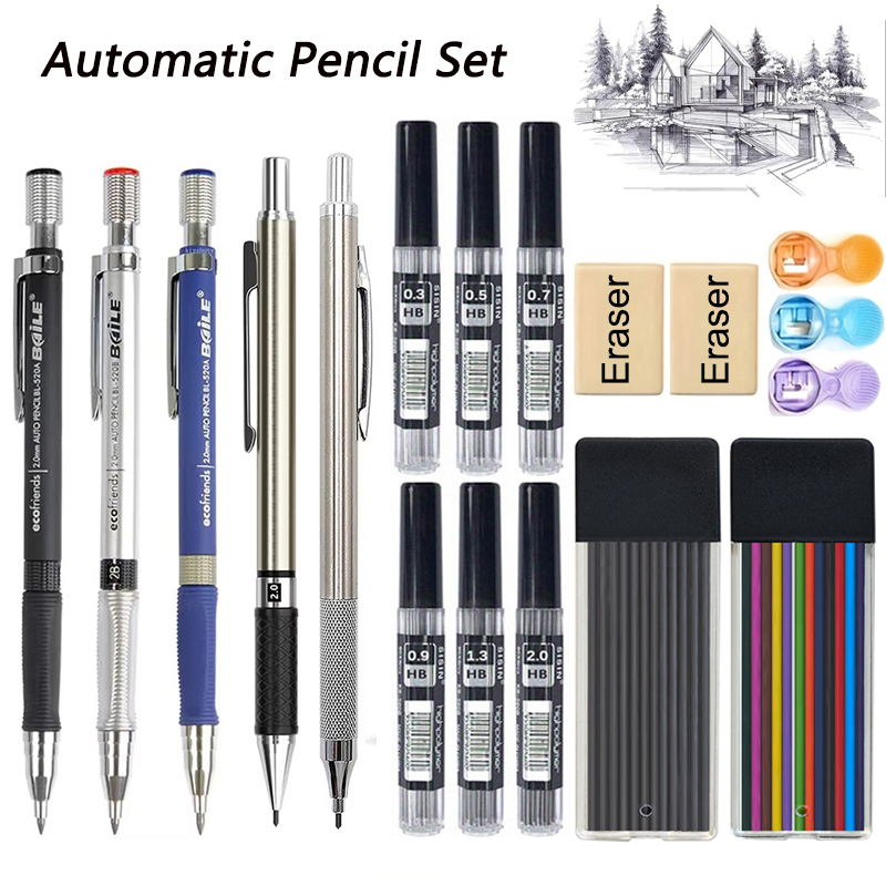 Anti Slip Mechanical Pencil Se - Mechanical Pencil Lead review and price