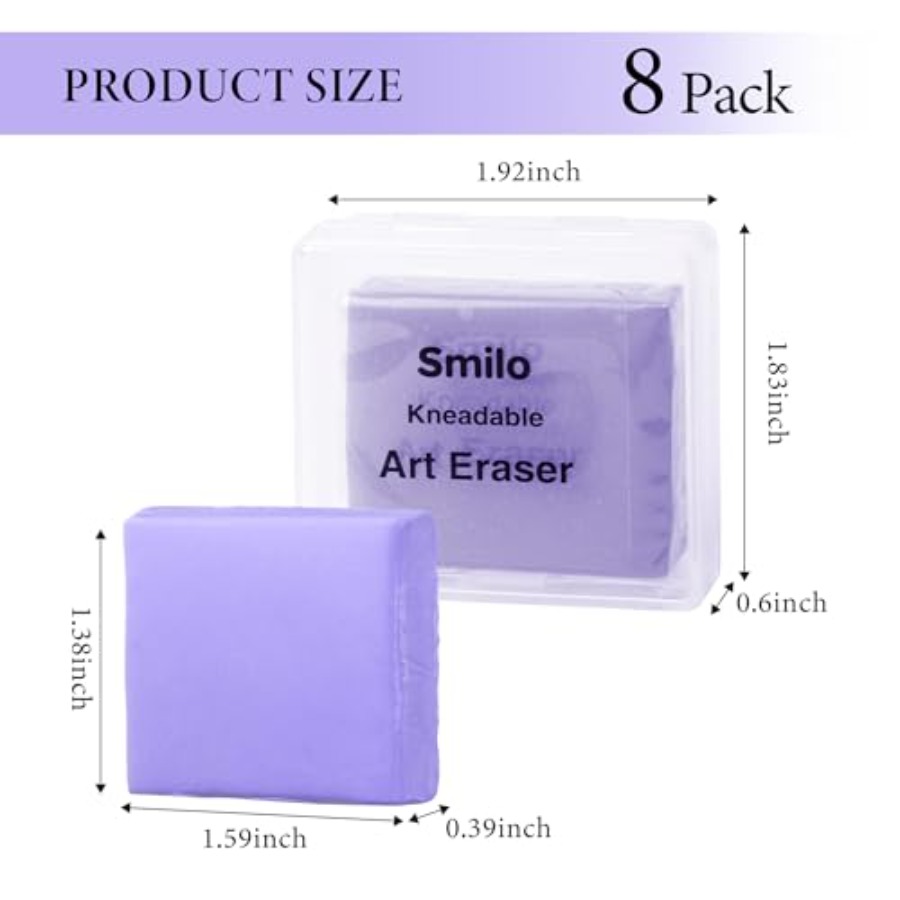 8-Pack Kneaded Erasers Moldabl - Rubber Eraser Kneaded review and price