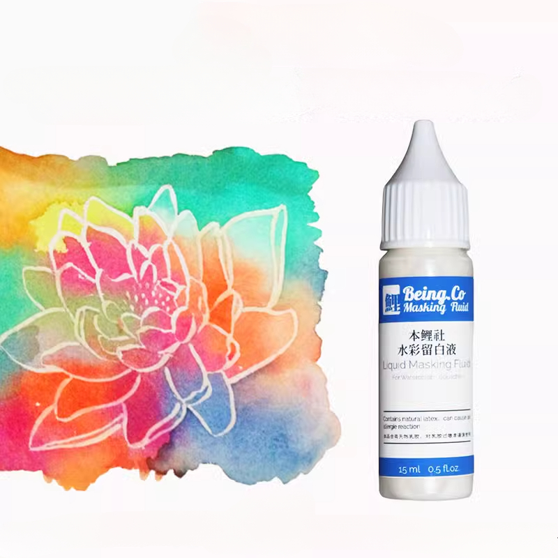 White/Blue Watercolor Masking  - Correction Fluid White review and price