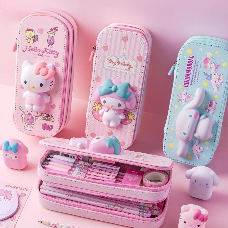 Sanrio 3D Kuromi Melody Double - Pencil Case Large review and price