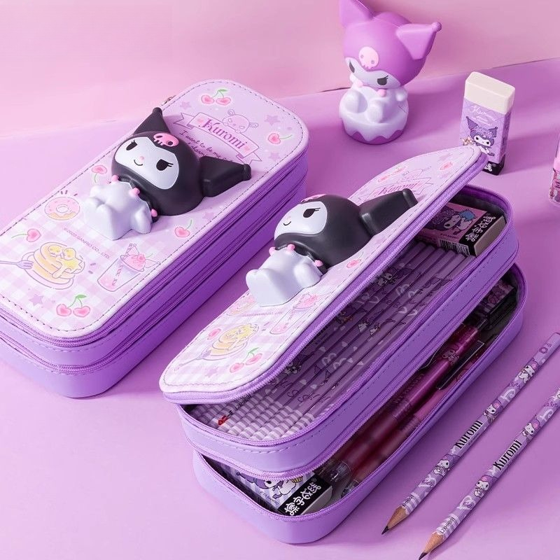 Sanrio 3D Kuromi Melody Double - Pencil Case Large review and price