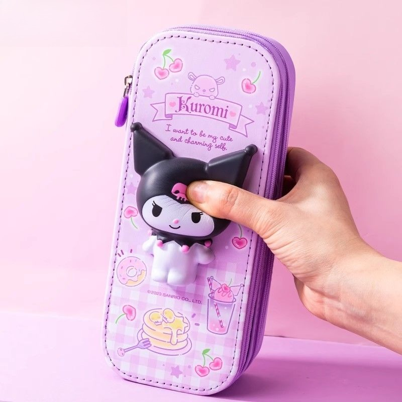 Sanrio 3D Kuromi Melody Double - Pencil Case Large review and price