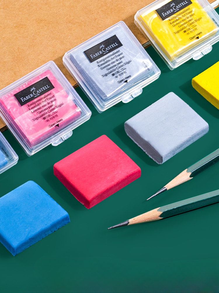 4PC Faber-Castell kneaded Eras - Rubber Eraser Kneaded review and price