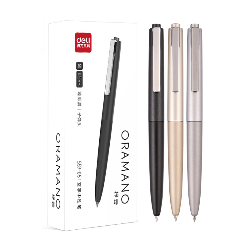 Deli 3pcs 0.5mm/0.7mm Black In - Stationery Supply Business review and price