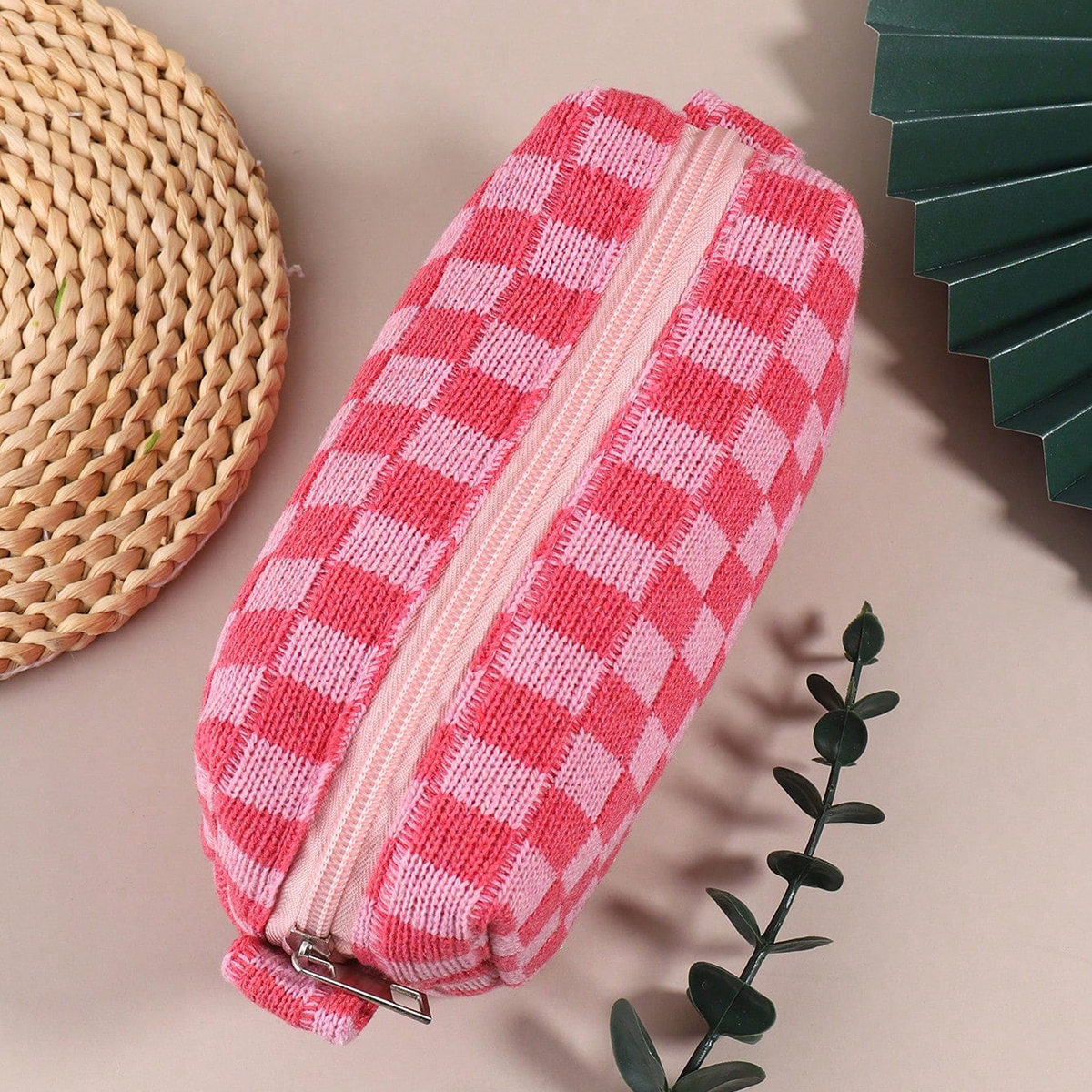 1PC Pink Checkered Single-Laye - Stationery Office And School Supply Stores review and price