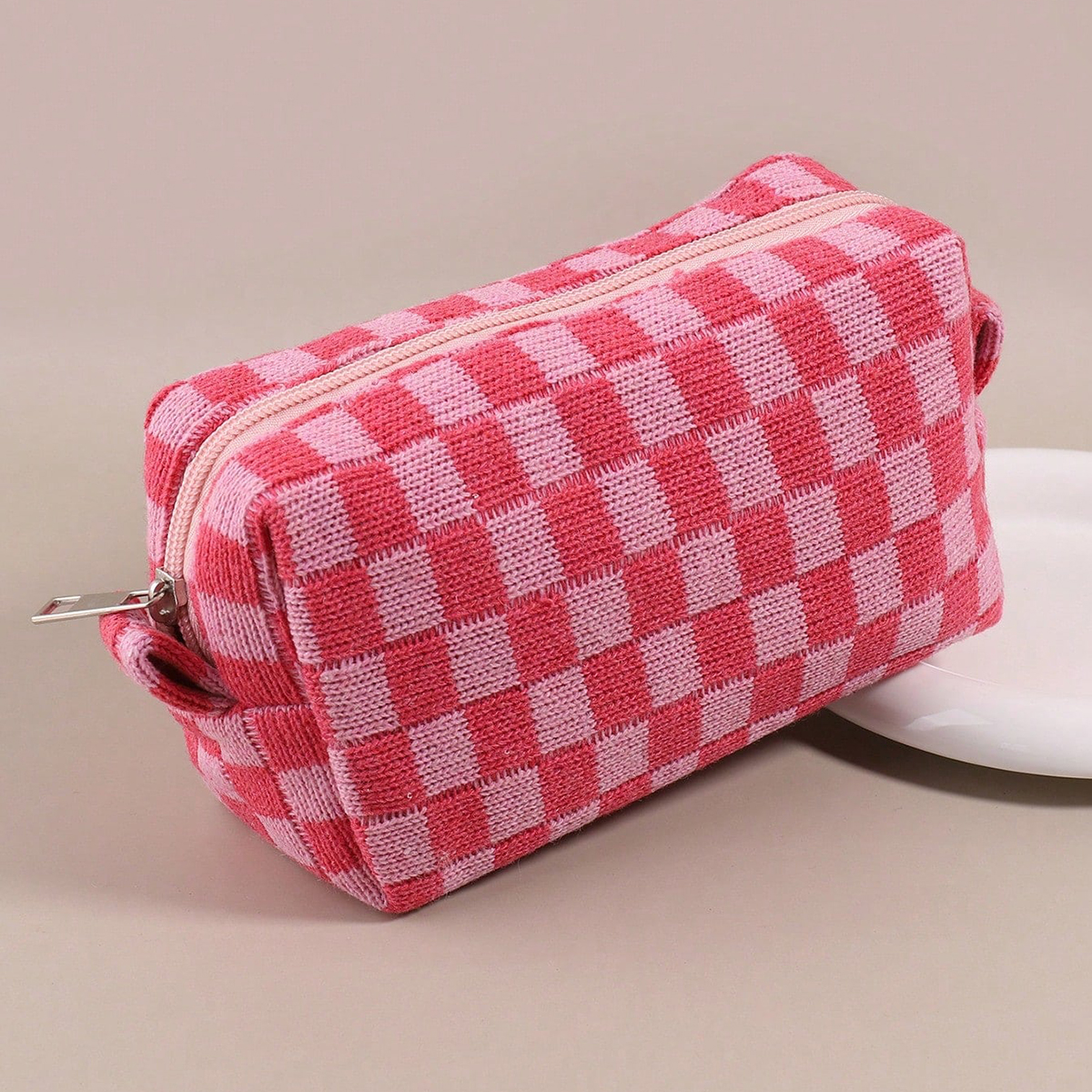 1PC Pink Checkered Single-Laye - Stationery Office And School Supply Stores review and price