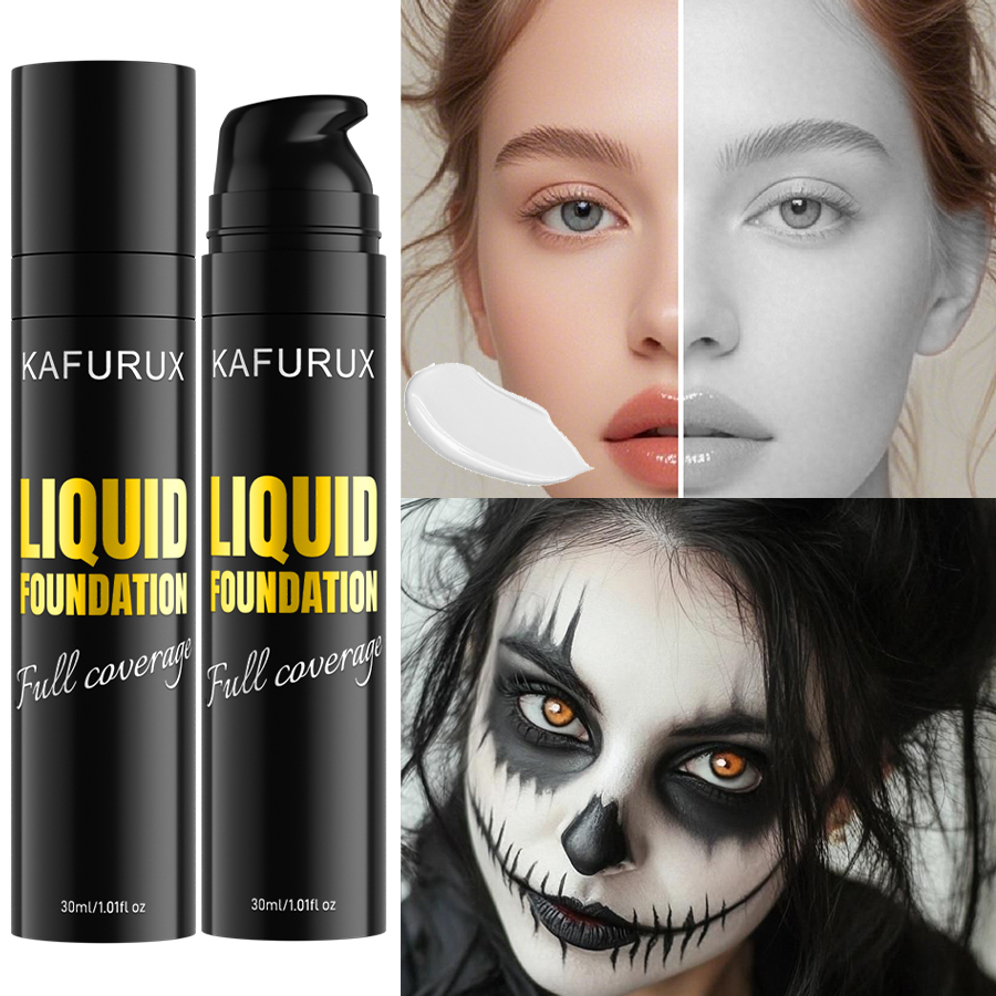 1PC Pure White Liquid Foundati - Correction Fluid White review and price