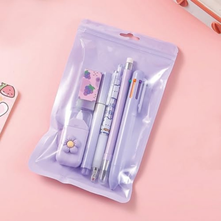 6 Pcs Cute Stationery Set for  - Gel Ink Pen Set review and price
