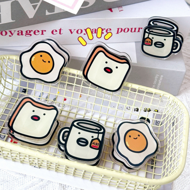 1pc Cute Toast Fried Egg Tea C - Stationery Warehouse review and price