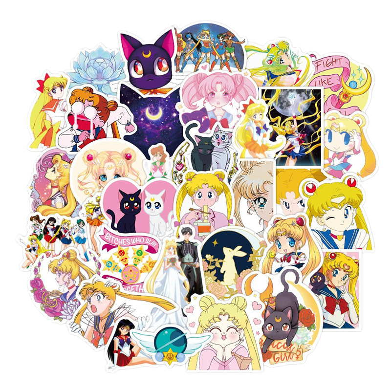 Sailor Moon stickers cartoon c - Memo Pad Sticky review and price