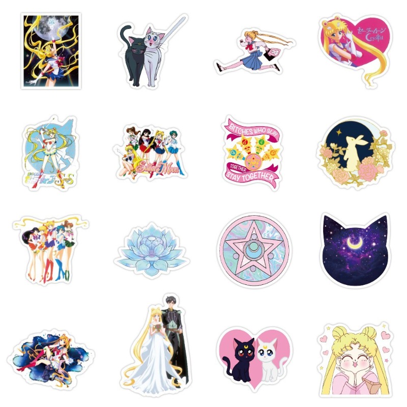 Sailor Moon stickers cartoon c - Memo Pad Sticky review and price