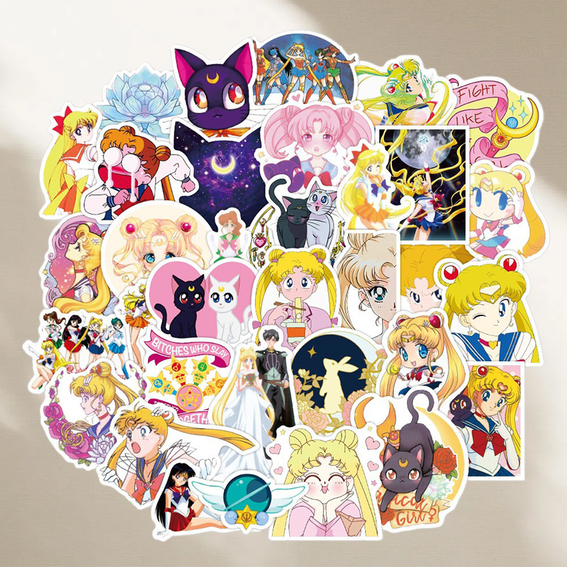 Sailor Moon stickers cartoon c - Memo Pad Sticky review and price