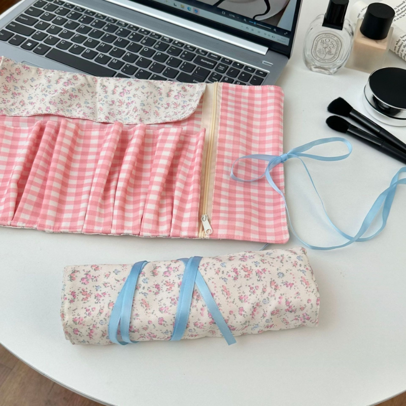 Aesthetic Spring Floral Roll-u - Pen Pouch Roll review and price
