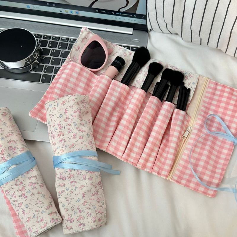 Aesthetic Spring Floral Roll-u - Pen Pouch Roll review and price