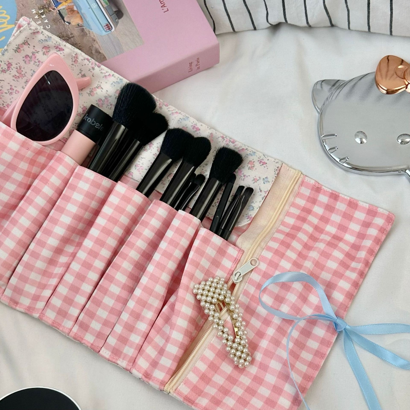 Aesthetic Spring Floral Roll-u - Pen Pouch Roll review and price