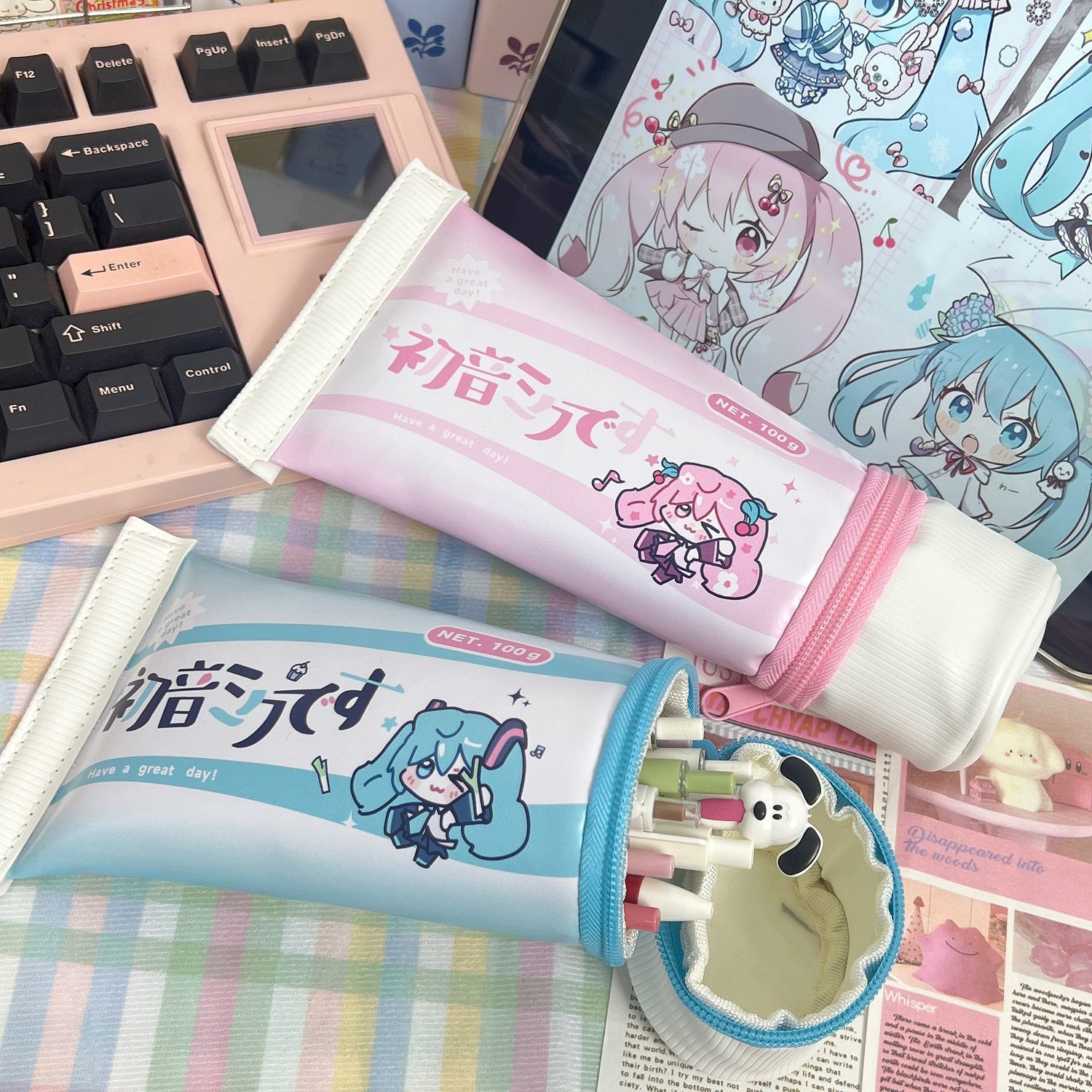 Hatsune Miku Simulation Toothp - Pencil Case Large review and price