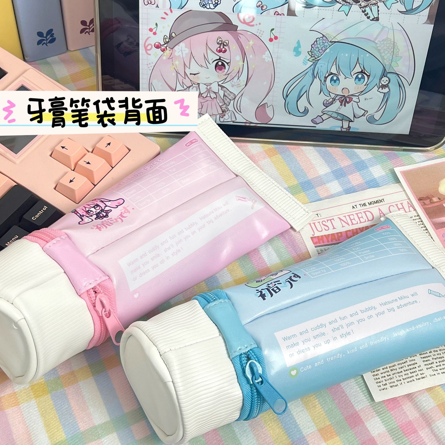 Hatsune Miku Simulation Toothp - Pencil Case Large review and price