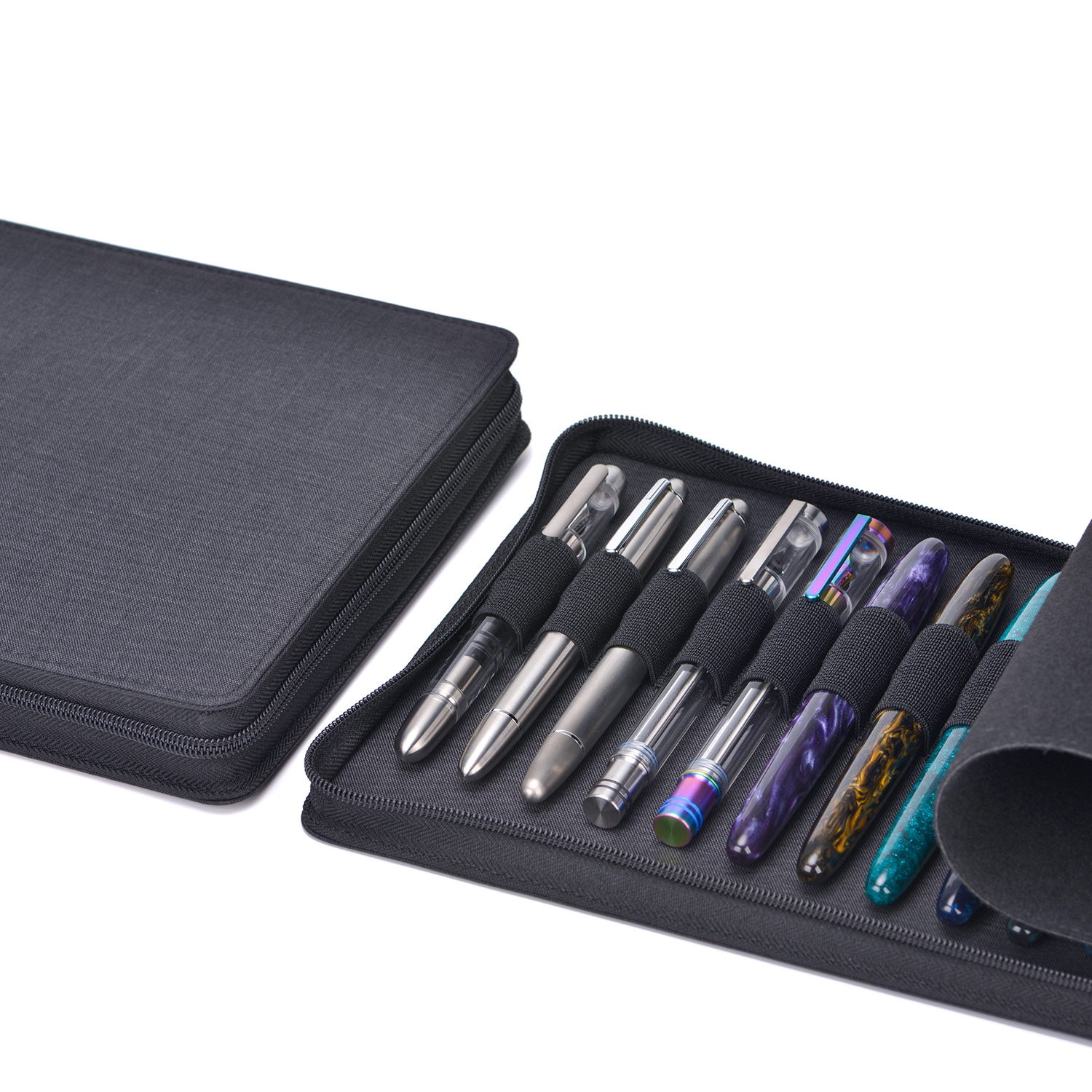 Black Asvine 24 Slots Fountain - Pen Pouch Roll review and price
