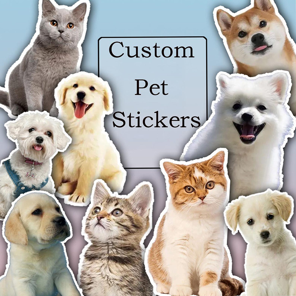Custom Dog Animal Stickers Fun - Memo Pad Sticky review and price