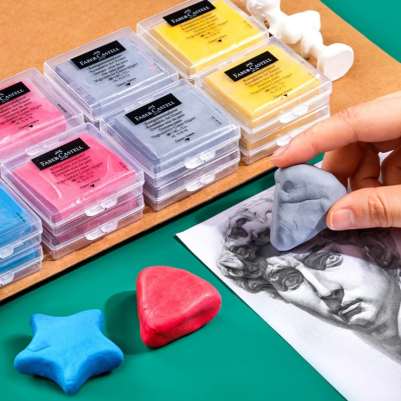 Faber-Castell 2pcs Drawing Art - Rubber Eraser Kneaded review and price