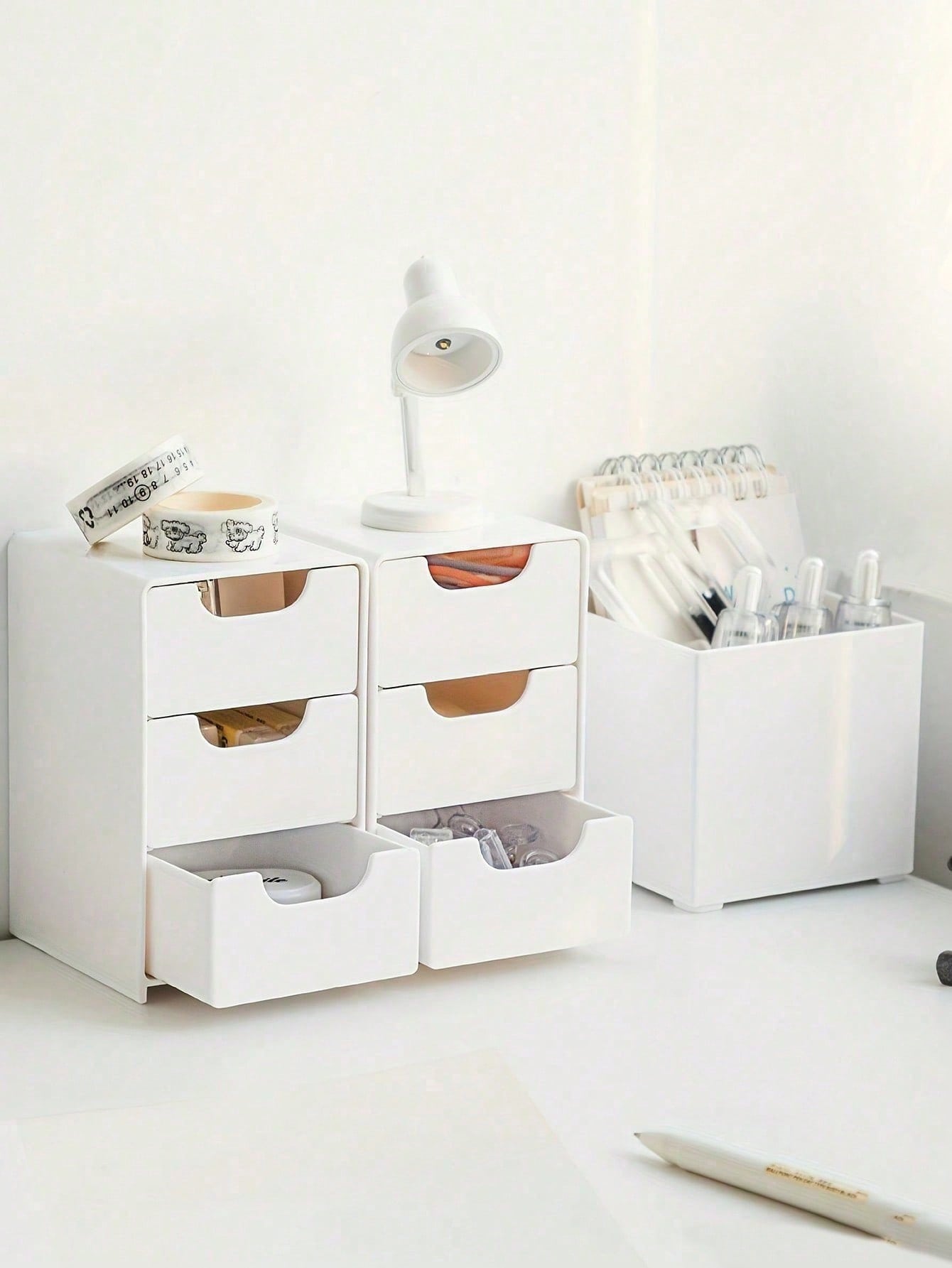 1pc Mini 3-Tier ABS Plastic De - Stationery Office Supply Store review and price