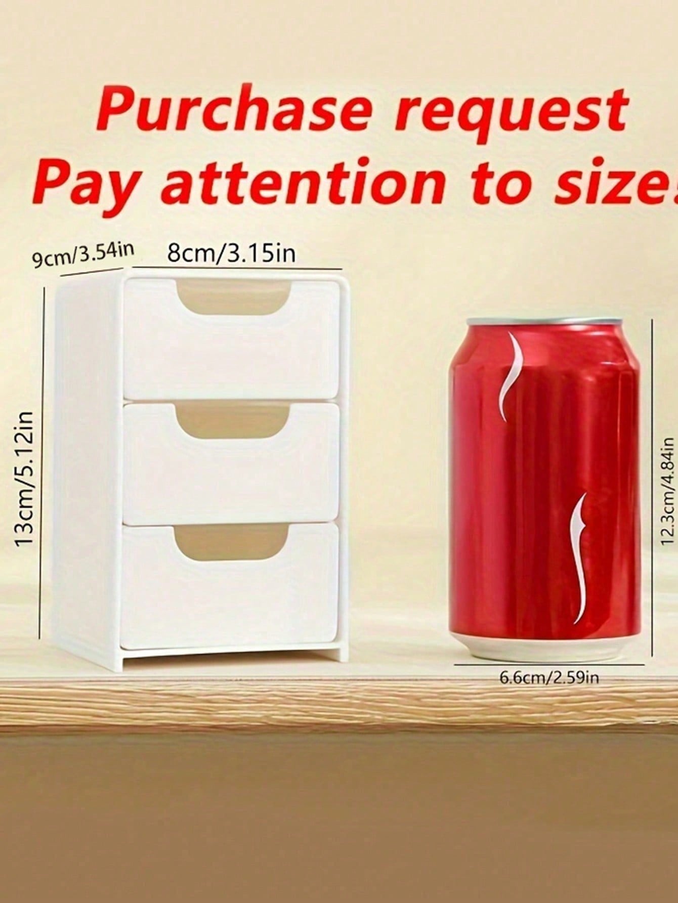 1pc Mini 3-Tier ABS Plastic De - Stationery Office Supply Store review and price